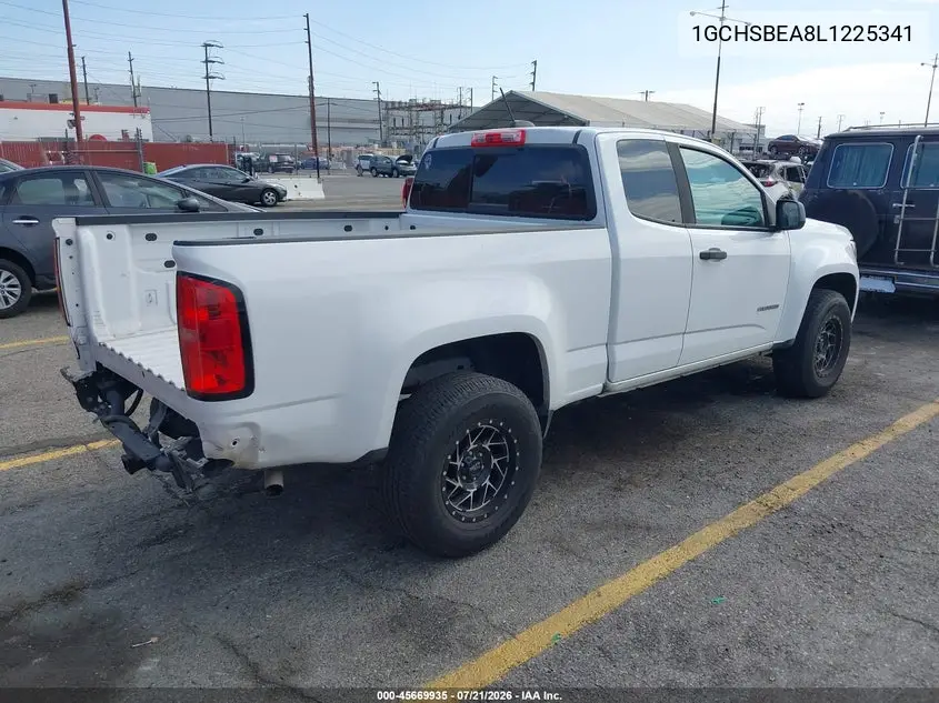 2020 Chevrolet Colorado 2Wd Long Box Wt VIN: 1GCHSBEA8L1225341 Lot: 45669935