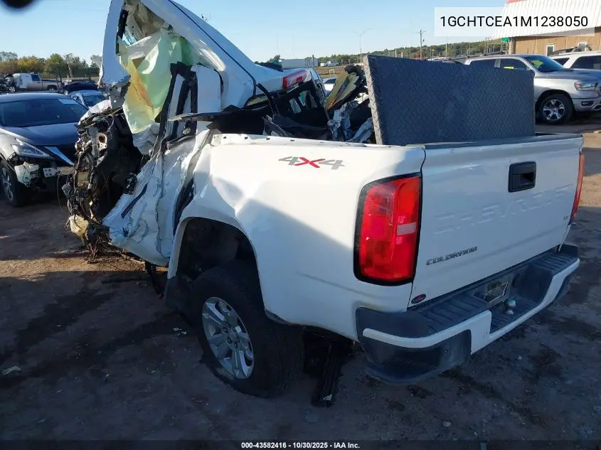 1GCHTCEA1M1238050 2021 Chevrolet Colorado 4Wd Long Box Lt
