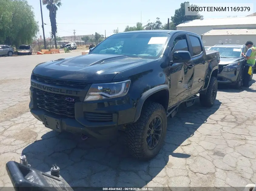 2021 Chevrolet Colorado 4Wd Short Box Zr2 VIN: 1GCGTEEN6M1169379 Lot: 45441642