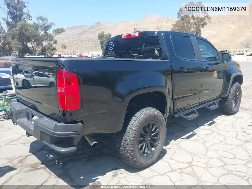 2021 Chevrolet Colorado 4Wd Short Box Zr2 VIN: 1GCGTEEN6M1169379 Lot: 45441642