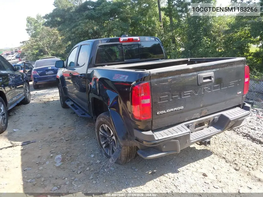 2021 Chevrolet Colorado 4Wd Short Box Z71 VIN: 1GCGTDEN5M1183266 Lot: 45575467