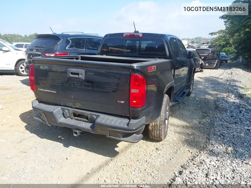 2021 Chevrolet Colorado 4Wd Short Box Z71 VIN: 1GCGTDEN5M1183266 Lot: 45575467