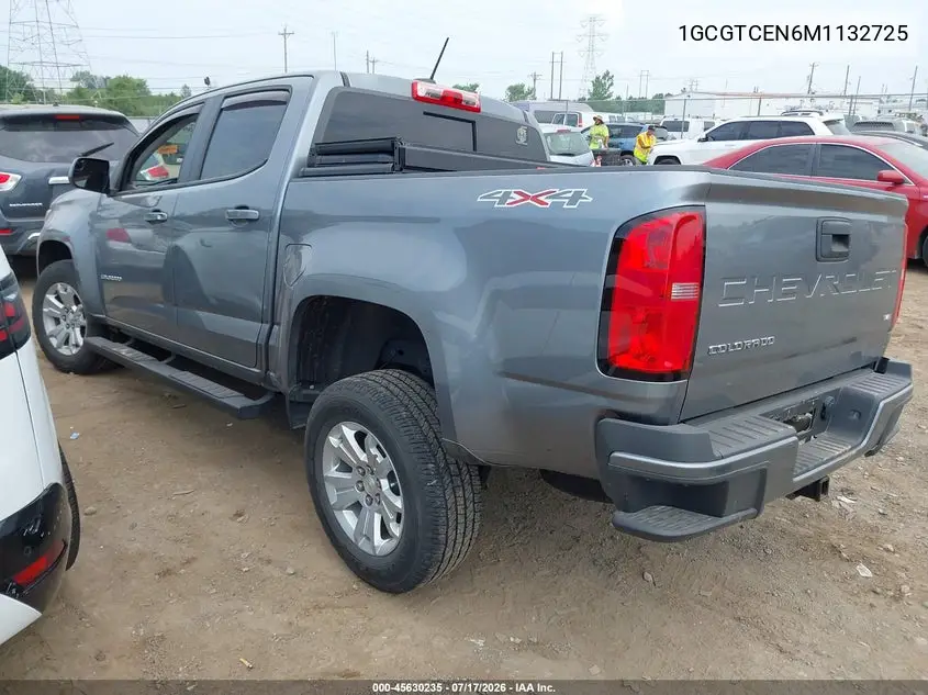 2021 Chevrolet Colorado 4Wd Short Box Lt VIN: 1GCGTCEN6M1132725 Lot: 45630235
