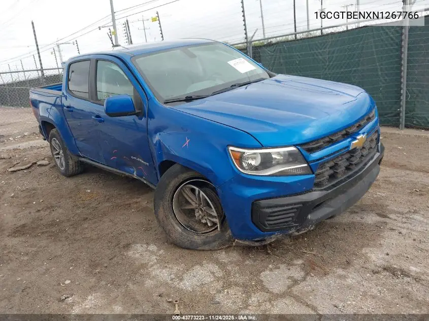 1GCGTBENXN1267766 2022 Chevrolet Colorado 4Wd Short Box Wt