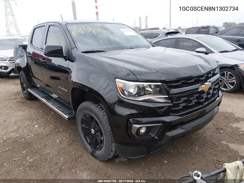 2022 Chevrolet Colorado 2Wd Short Box Lt VIN: 1GCGSCEN8N1302734 Lot: 45391700