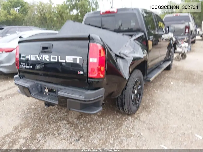 2022 Chevrolet Colorado 2Wd Short Box Lt VIN: 1GCGSCEN8N1302734 Lot: 45391700