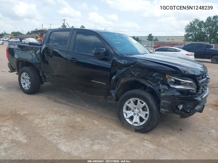 2022 Chevrolet Colorado 4Wd Short Box Lt VIN: 1GCGTCEN5N1248239 Lot: 45630451