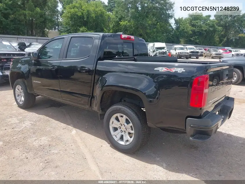 2022 Chevrolet Colorado 4Wd Short Box Lt VIN: 1GCGTCEN5N1248239 Lot: 45630451