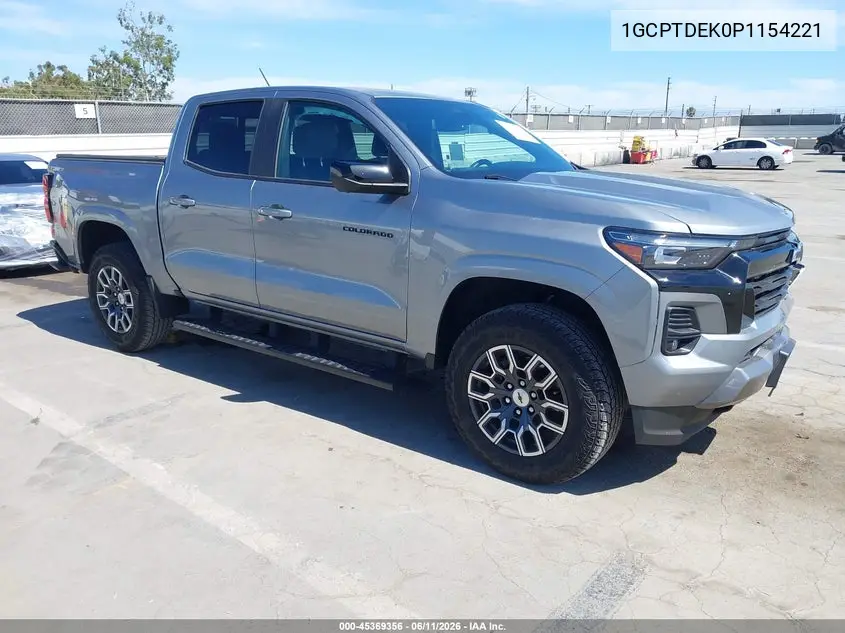 2023 Chevrolet Colorado 4Wd Short Box Z71 VIN: 1GCPTDEK0P1154221 Lot: 45369356