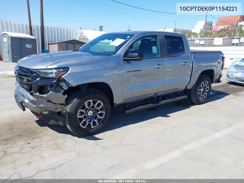 2023 Chevrolet Colorado 4Wd Short Box Z71 VIN: 1GCPTDEK0P1154221 Lot: 45369356
