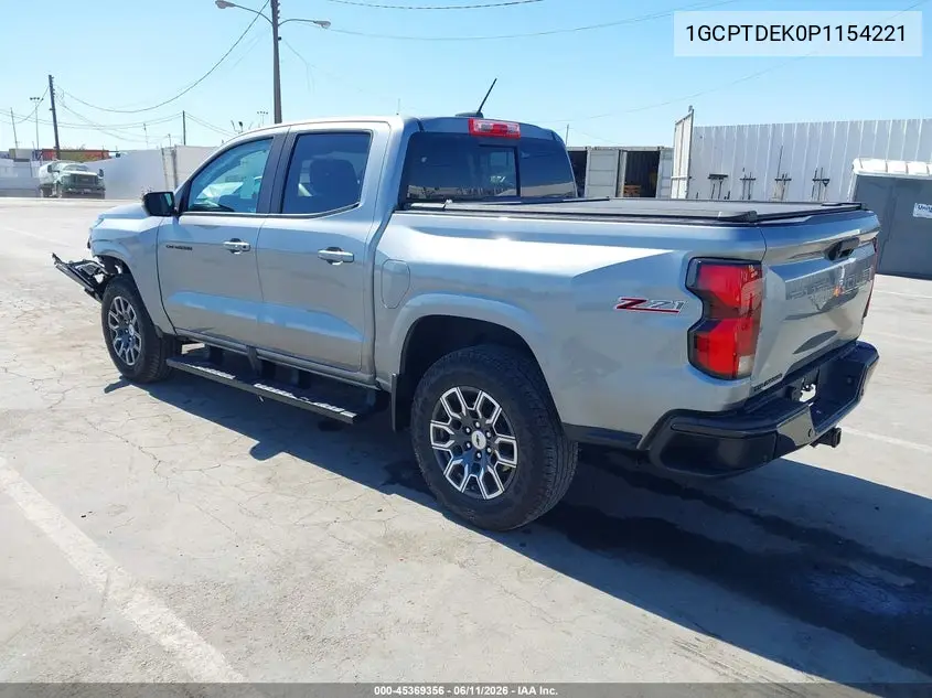 2023 Chevrolet Colorado 4Wd Short Box Z71 VIN: 1GCPTDEK0P1154221 Lot: 45369356