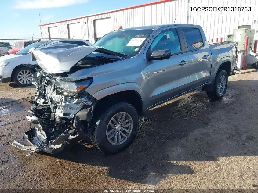 1GCPSCEK2R1318763 2024 Chevrolet Colorado 2Wd Lt