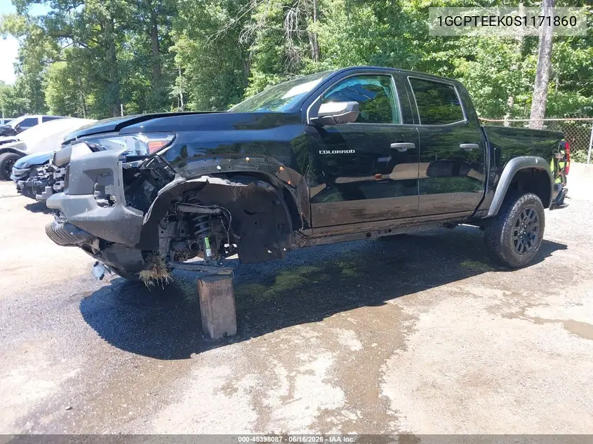 2025 Chevrolet Colorado 4Wd Trail Boss VIN: 1GCPTEEK0S1171860 Lot: 45398087