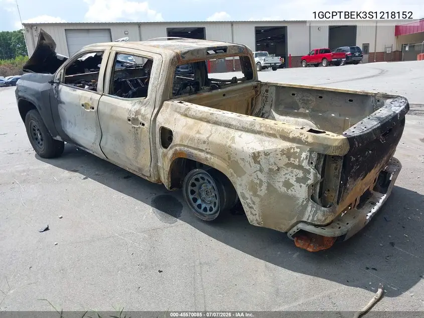 2025 Chevrolet Colorado 4Wd Wt VIN: 1GCPTBEK3S1218152 Lot: 45570085