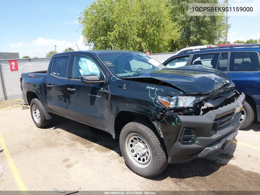 2025 Chevrolet Colorado 2Wd Wt VIN: 1GCPSBEK9S1159000 Lot: 45642133