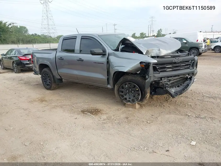 2026 Chevrolet Colorado Wt, 4Wd VIN: 1GCPTBEK6T1150589 Lot: 45635974