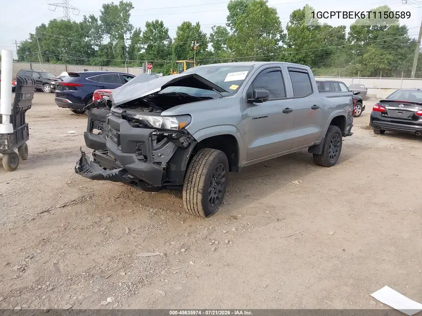 2026 Chevrolet Colorado Wt, 4Wd VIN: 1GCPTBEK6T1150589 Lot: 45635974