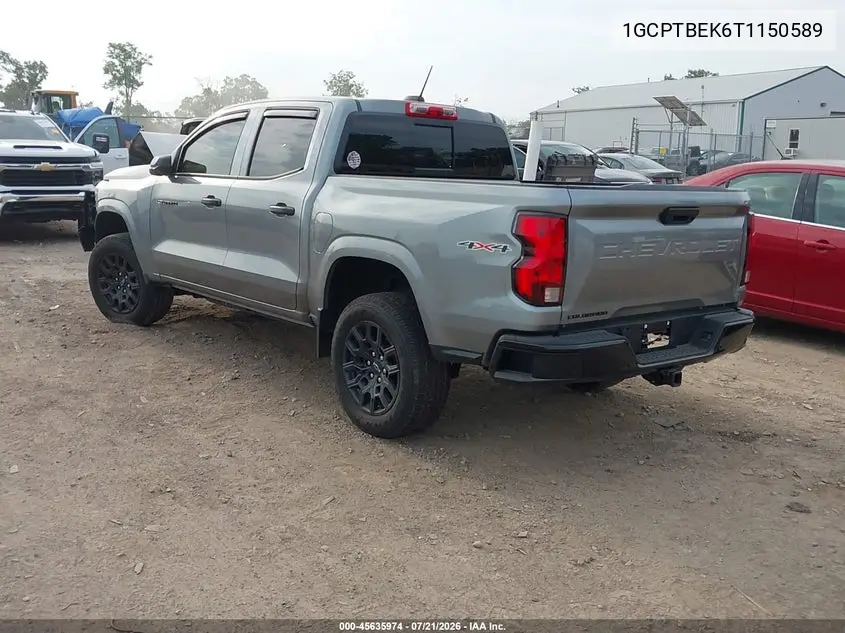 2026 Chevrolet Colorado Wt, 4Wd VIN: 1GCPTBEK6T1150589 Lot: 45635974