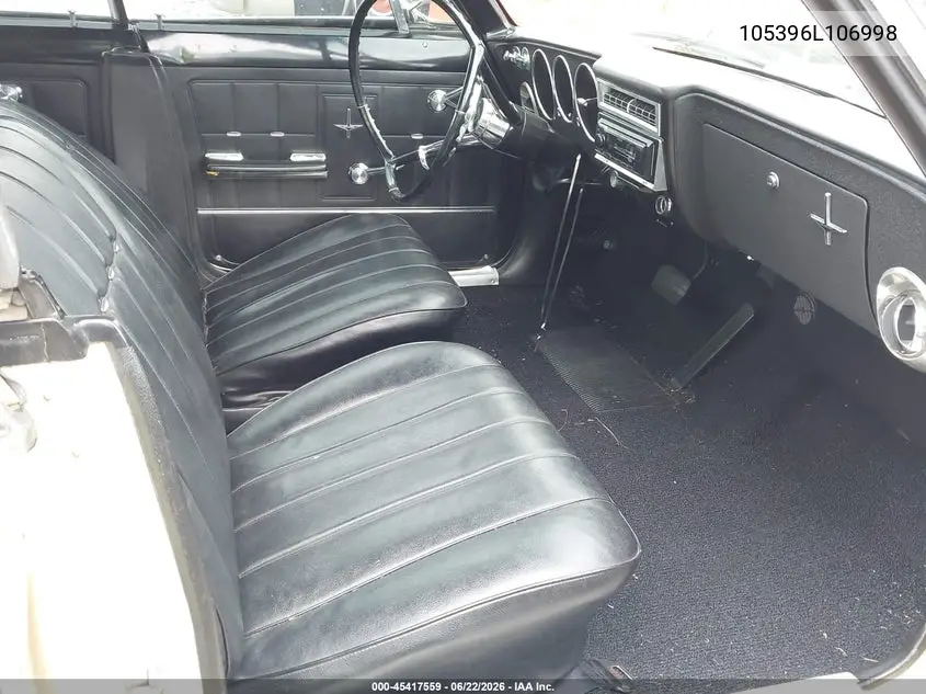 1966 Chevrolet Corvair VIN: 105396L106998 Lot: 45417559