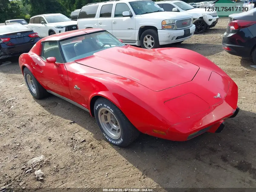 1977 Chevrolet Corvette VIN: 1Z37L7S417130 Lot: 45616125