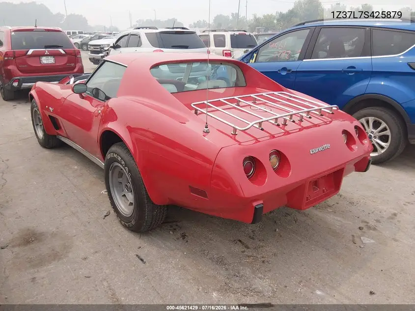 1977 Chevrolet Corvette VIN: 1Z37L7S425879 Lot: 45621429