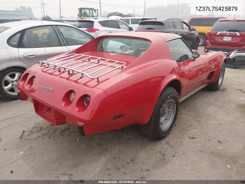 1977 Chevrolet Corvette VIN: 1Z37L7S425879 Lot: 45621429