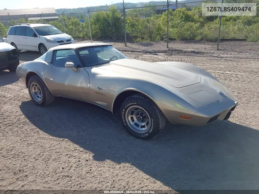 1978 Chevrolet Corvette VIN: 1Z87L8S409474 Lot: 45259329
