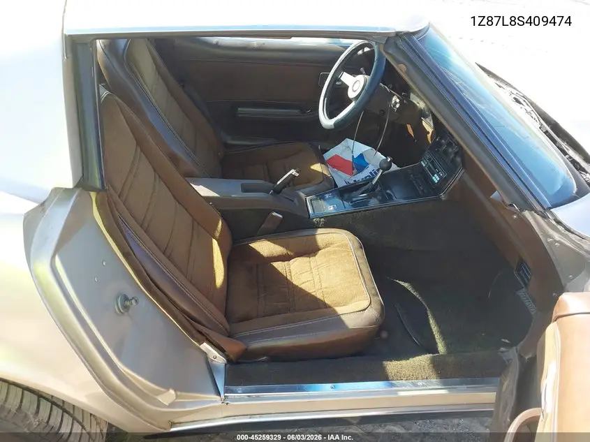 1978 Chevrolet Corvette VIN: 1Z87L8S409474 Lot: 45259329