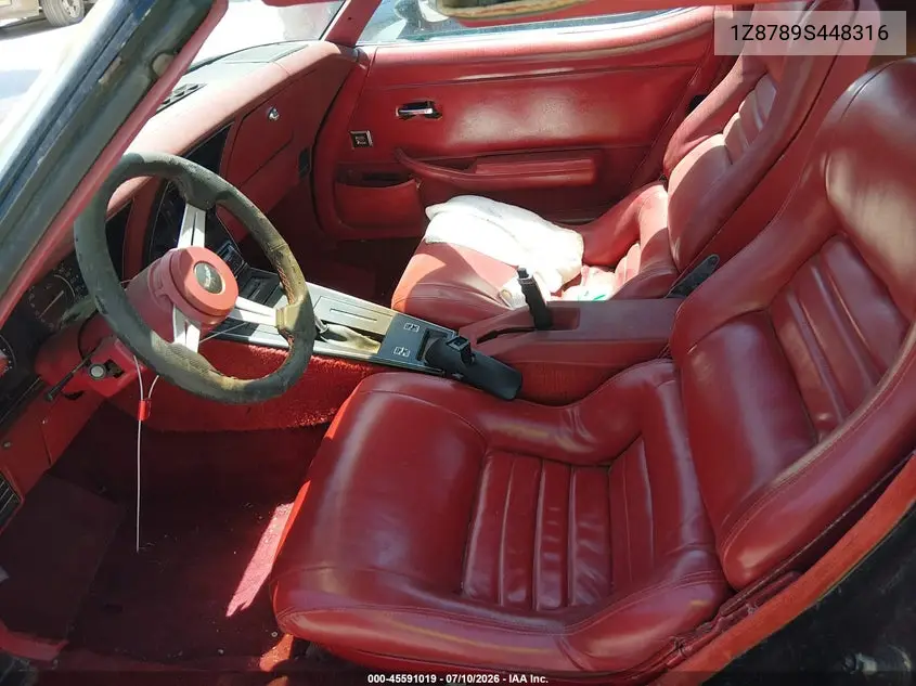 1979 Chevrolet Corvette VIN: 1Z8789S448316 Lot: 45591019