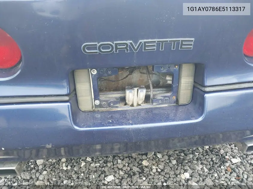1984 Chevrolet Corvette VIN: 1G1AY0786E5113317 Lot: 45175869