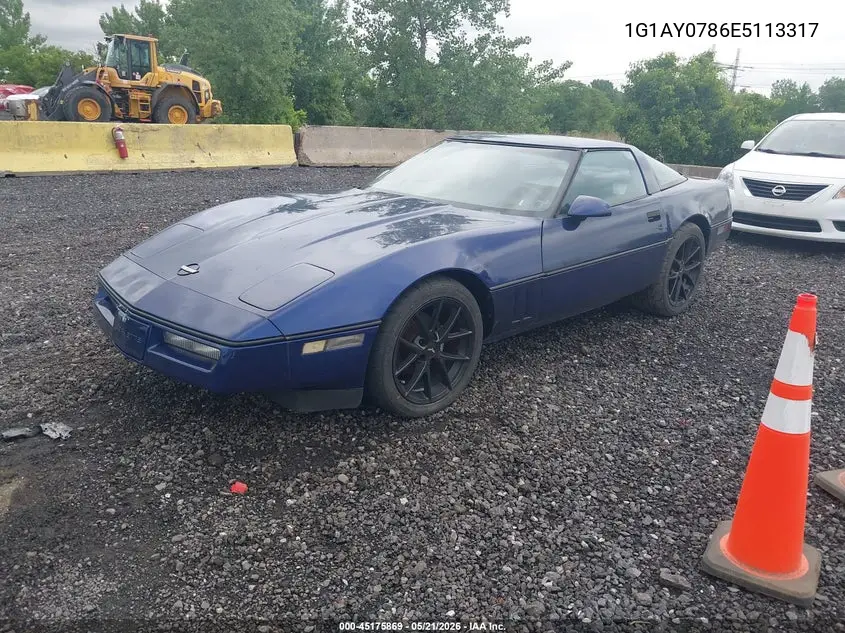 1984 Chevrolet Corvette VIN: 1G1AY0786E5113317 Lot: 45175869