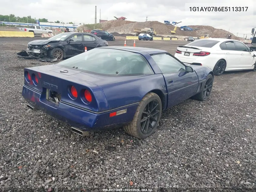1984 Chevrolet Corvette VIN: 1G1AY0786E5113317 Lot: 45175869