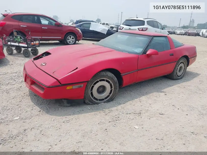 1984 Chevrolet Corvette VIN: 1G1AY0785E5111896 Lot: 45669650