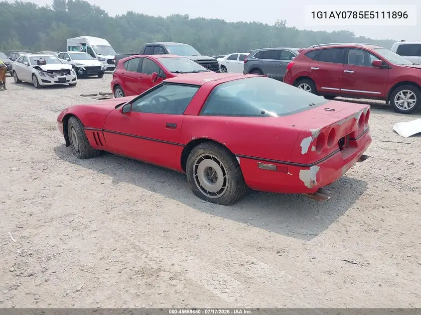 1984 Chevrolet Corvette VIN: 1G1AY0785E5111896 Lot: 45669650