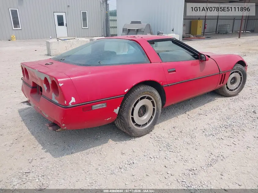 1984 Chevrolet Corvette VIN: 1G1AY0785E5111896 Lot: 45669650