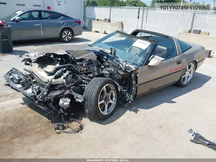 1985 Chevrolet Corvette VIN: 1G1YY0789F5109360 Lot: 45554079