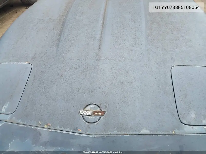 1985 Chevrolet Corvette VIN: 1G1YY0788F5108054 Lot: 45567647