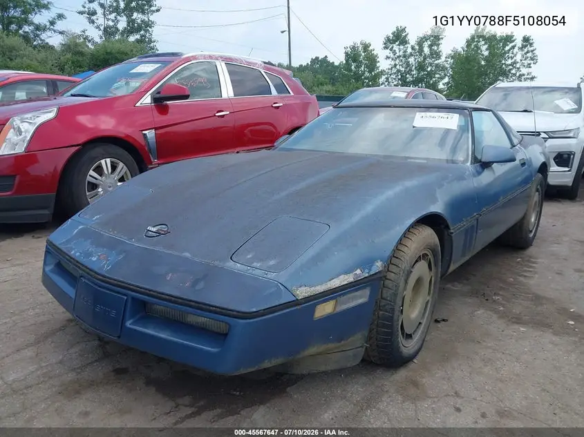 1985 Chevrolet Corvette VIN: 1G1YY0788F5108054 Lot: 45567647