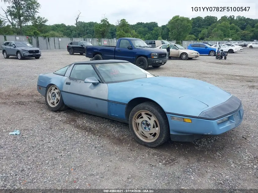 1985 Chevrolet Corvette VIN: 1G1YY0782F5100547 Lot: 45603821