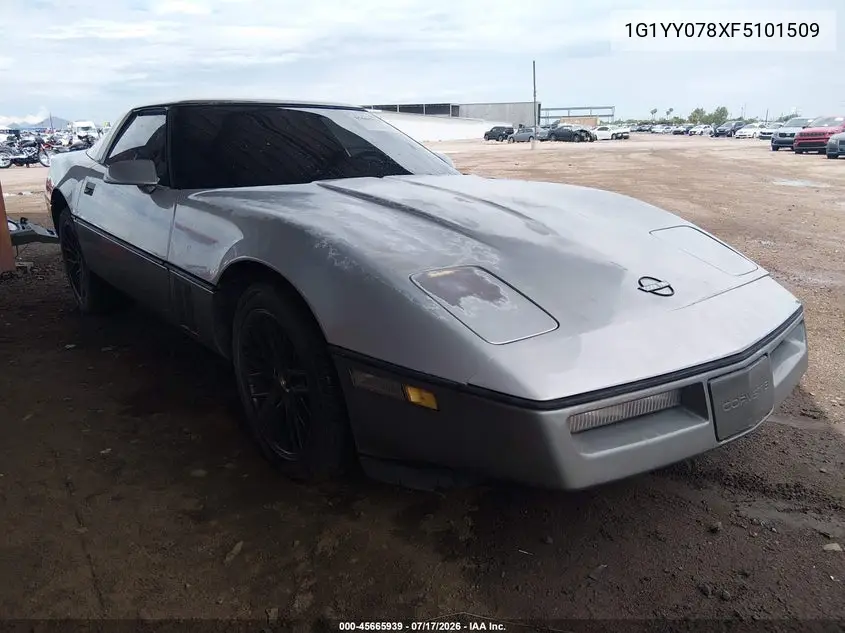 1985 Chevrolet Corvette VIN: 1G1YY078XF5101509 Lot: 45665939