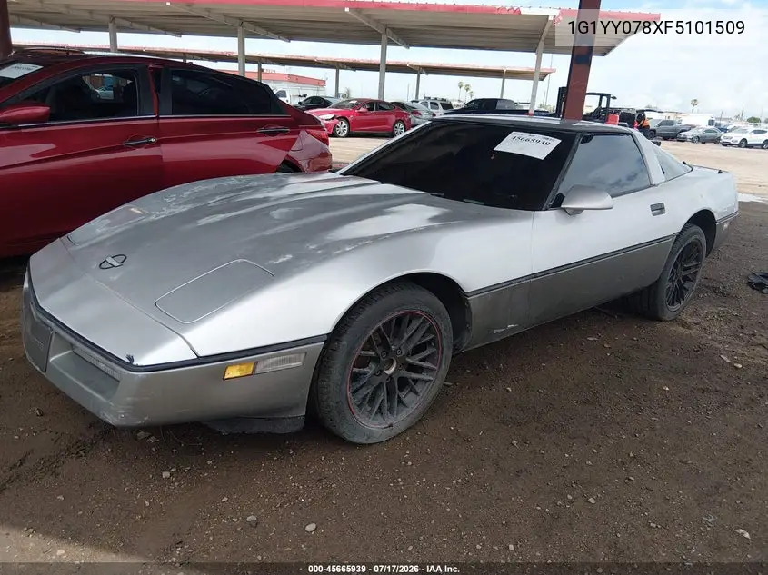 1985 Chevrolet Corvette VIN: 1G1YY078XF5101509 Lot: 45665939