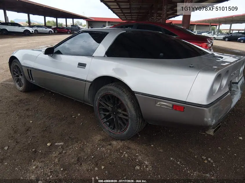 1985 Chevrolet Corvette VIN: 1G1YY078XF5101509 Lot: 45665939