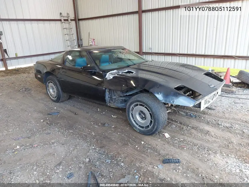 1986 Chevrolet Corvette VIN: 1G1YY0788G5112591 Lot: 45545849