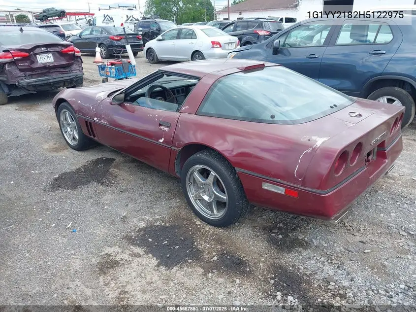 1987 Chevrolet Corvette VIN: 1G1YY2182H5122975 Lot: 45567851