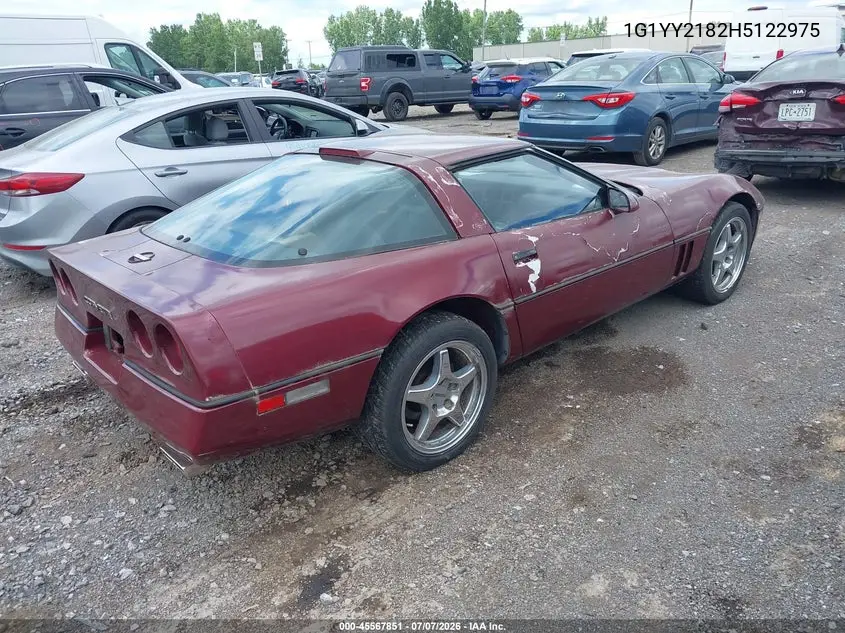 1987 Chevrolet Corvette VIN: 1G1YY2182H5122975 Lot: 45567851
