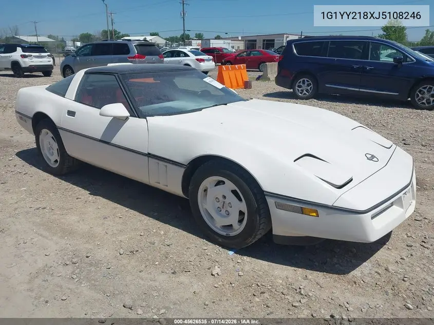 1988 Chevrolet Corvette VIN: 1G1YY218XJ5108246 Lot: 45626535