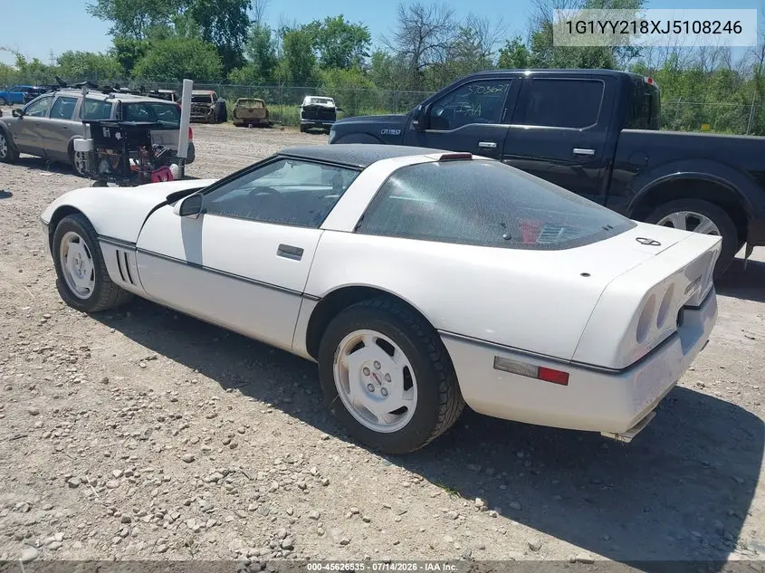1988 Chevrolet Corvette VIN: 1G1YY218XJ5108246 Lot: 45626535