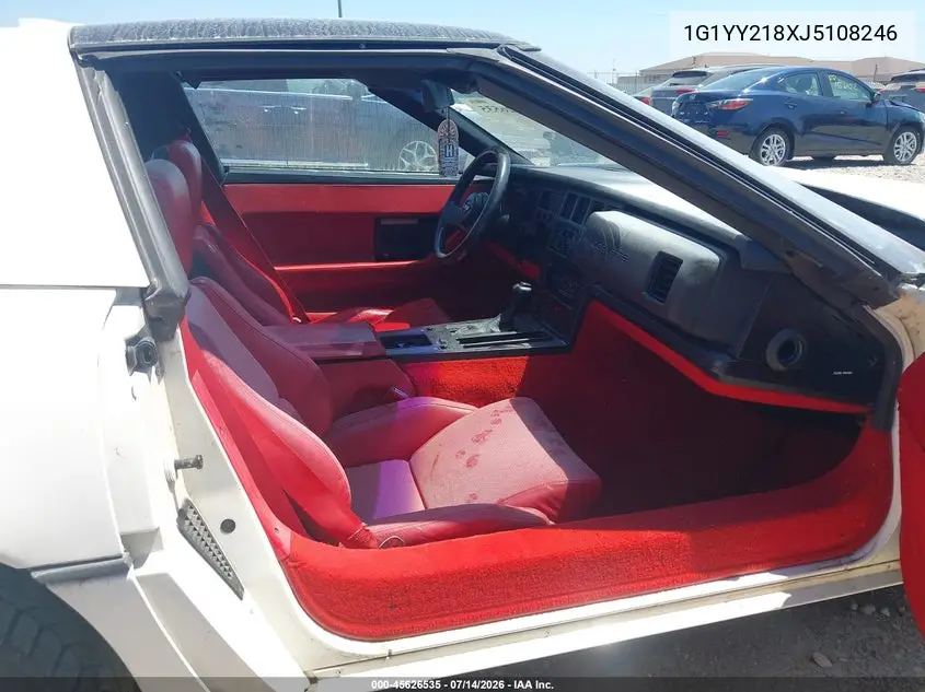 1988 Chevrolet Corvette VIN: 1G1YY218XJ5108246 Lot: 45626535