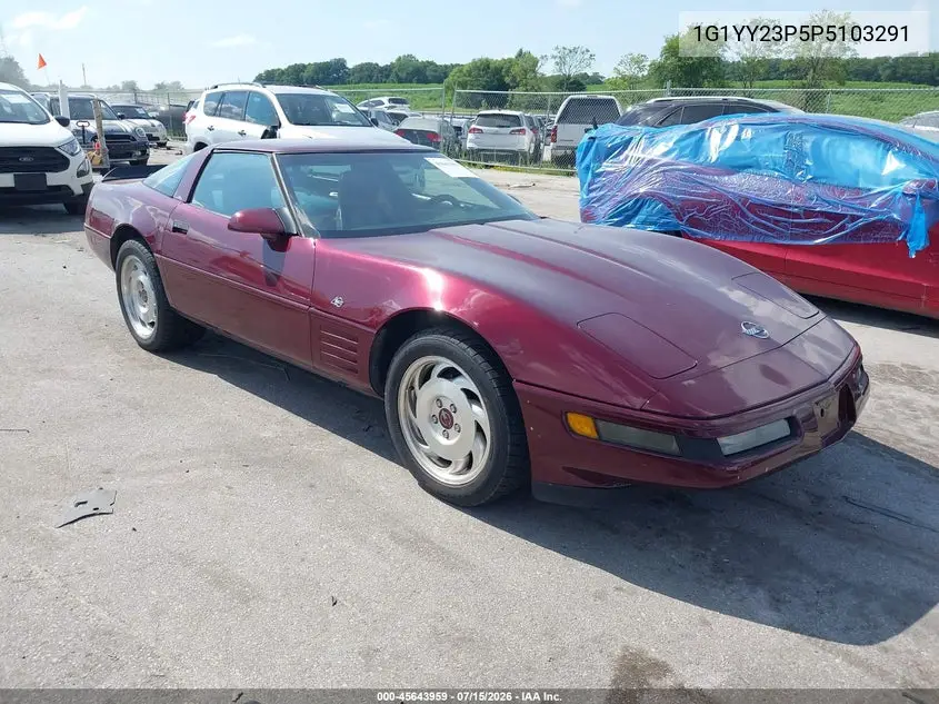 1993 Chevrolet Corvette VIN: 1G1YY23P5P5103291 Lot: 45643959