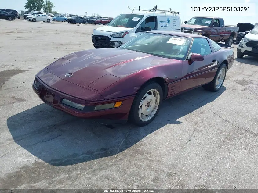 1993 Chevrolet Corvette VIN: 1G1YY23P5P5103291 Lot: 45643959